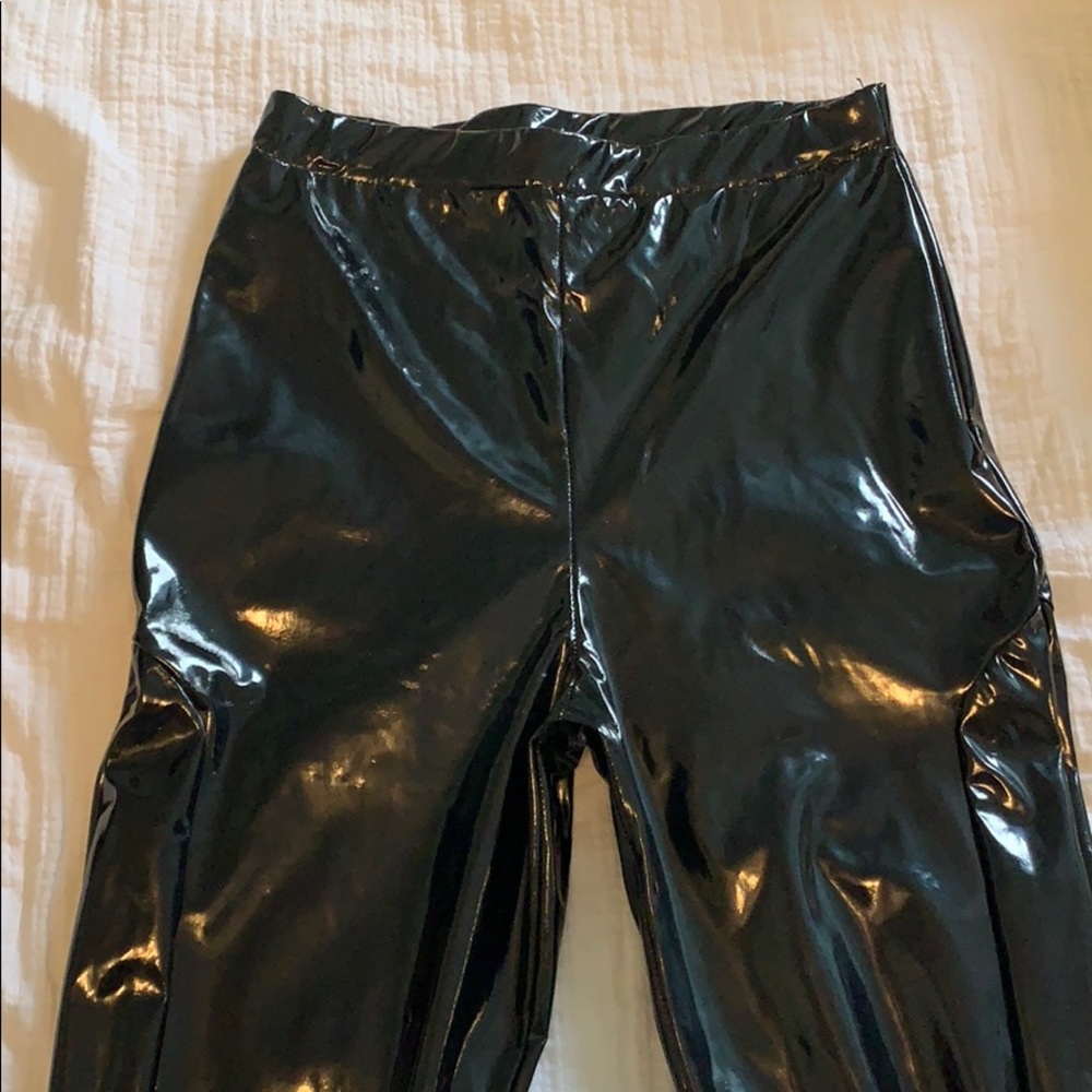 Nasty Gal pleather leggings